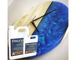 Epoxy giethars - Crystal Clear epoxyhars met UV blocker - 10kg - Tot 5 cm gieten