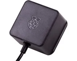 Raspberry Pi 4 / 400 voeding - EU stekker - USB-C  - 5.1V - 3A - zwart