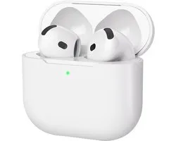 Bigben Connected, Coque pour AirPods 4 Rigide 360° Compatible avec Chargement sans Fil, Transparent