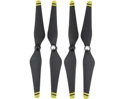 2 paar mini-propellers, zelfspannende propellers, quadrocopter-propellers voor DJI Phantom 3 drone, quadrocopter-accessoires (gele rand)