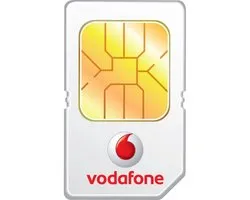 Vodafone Prepaid Starter Card 3-en-1 avec crédit d'appel
