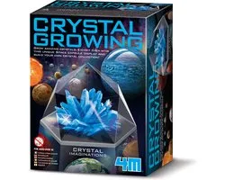 4M Wetenschap En Spel - Groei Kristallen - Ruimte - Crystal Growing - Blauw - 10 Jaar