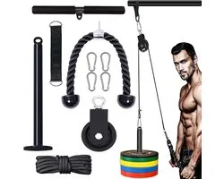 Cable Cable Fitness Sat Arm Strength Training Biceps Back Training Device DIY Lat Puller Accessories for Sports - ShopVlot