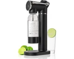 LunaVida Callisto SodaMaker – Bruiswatertoestel incl. Fles – Compact Design – Compatibel met Sodastream CO2 Cilinders – Zwart
