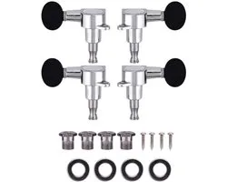 2L2R Ukulele Tuning Pegs Zinklegering Nauwkeurig Ukulele Locking Tuners Machine Heads voor Ukulele String Tuning