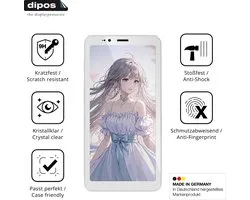dipos – 2x Pantserfolie geschikt voor Bigme HiBreakS | 9H Screenprotector