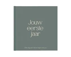 Writemoments Baby boek eerste jaar - 0-1 jaar - Groen/blauw - Baby invulboek