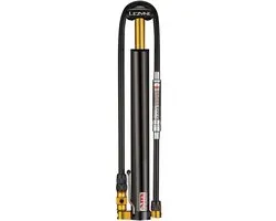 Lezyne Micro Floor Drive HVG - Fietspomp - Combi vloer- en een handpomp - Analoge drukmeter - Tot 6.2 bar - Presta en Schrader ventielen - Aluminium - Zwart