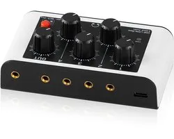 Solidchoice - MC5 PRO Mini Stereo Mixer met Hoofdtelefoonmonitoring