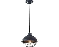 Feiss LED Hanglamp Urban Renewal | 1X E27 Max 60W | Dimbaar | Antique Forged Iron