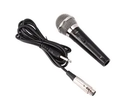 Jhubersproducts - Dynamische microfoon - Draagbare professionele microfoon - Helder geluid - Bedraad - Karaoke-entertainment - Geschikt voor outdoor s