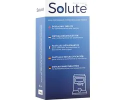 Solute - Ontkalkingstabletten - koffiemachines en waterkokers