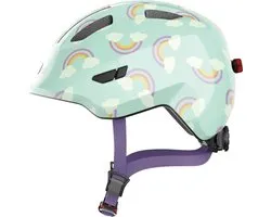 Casque Enfant Abus 67301 - SMILEY 3.0 LED BLUE RAINBOW M
