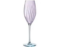 Champagneglas Cristal d’Arques Paris Swirly Spring Roze Glas 210 ml (4 Stuks)