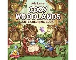 Cozy Woodlands: Cute Coloring Book