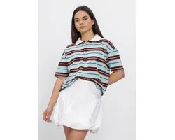 Notre-V Nv-hilma Tops & T-shirts Dames - Shirt - Multi - Maat L