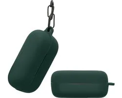 kwmobile Étui adapté pour Sony WF-C510 - Housse en Siliconen pour écouteurs en vert foncé