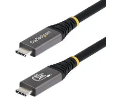 StarTech.com 1m USB4 Kabel, 80Gbps, USB-IF Gecertificeerde USB-C Kabel, 240W PD, 8K 120Hz/4K 240Hz, DP2.1, DP80, Thunderbolt 4 Compatibel, USB Type-C Kabel