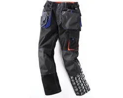 Terrax Workwear Kinderbroek zwart/marineblauw