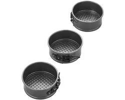Wilton Mini Springvorm Set - Taartvorm / Cakevorm - Ø10 cm - 3 Stuks