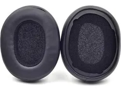 Oorkussens Geschikt voor Skullcandy Crusher Wireless / Crusher Evo / ANC / 3.0 / 2.0 / 360 / Hesh 3 / Hesh Evo / Hesh ANC / Venue – Vervangende Earpads van Memory Foam & Protein Leather – Set van 2 – Zwart
