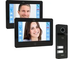 ELRO PRO PV40 1080P Full HD Video Deur Intercom Systeem - 7" full HD scherm - Voicemail functie - 2 Bewoners