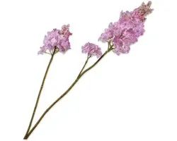Silk-ka Kunstbloem-Zijden Bloem Sering Tak Wit-Lila 110 cm