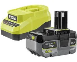 Ryobi ONE+ Serie - Accu 4Ah + Lader - 18V - IntelliCell