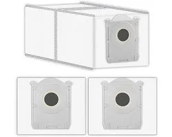 Zakken compatibel met ECOVACS DEEBOT X8 Pro Omni/T50 Pro robotstofzuiger, accessoireset, grote capaciteit, vervangende stofzakken, stofzuigerzakken