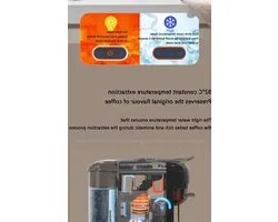 Koffiezetapparaat 5-in-1 - Multi-capsule machine - Warme koude dranken - Constante temperatuur 92°C - 600 ml - Zwart