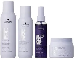 Schwarzkopf BlondMe Bond Repair Purple Pakket