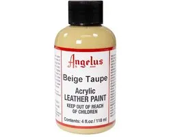 Angelus Leather Acrylic Paint - peinture textile pour tissus cuir - base acrylique - Beige Taupe - 118ml