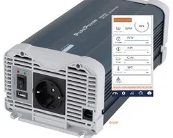 Sinusomvormer 600W-12V incl. App. Merk: Xenteq-PurePower
