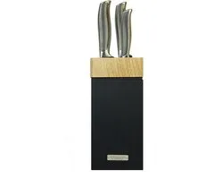 Bloc à couteaux Diamant Sabatier Riyouri - Set de 3 couteaux - Zwart