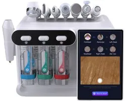 MedAes HydraOxy - Hydradermabrasie Apparaat - 8-In-1 - Rf - Radiofrequentie