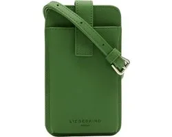 LIEBESKIND BERLIN Leren Telefoontasje Schoudertas Harris Mobile Pouch Algae Groene