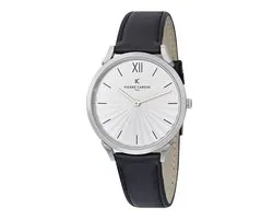 Pierre Cardin Unisex Analogue Watch Pigalle plissée with Leather Strap
