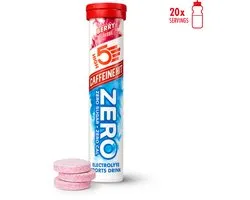 HIGH5 ZERO Caffeine Hit Bessen - 20 bruistabletten - Suikervrije elektrolytentabletten met 75 mg cafeïne - Met magnesium, kalium en vitamine C - HIGH5
