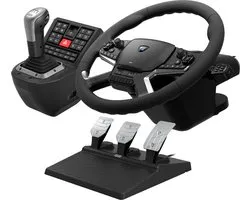 Système de contrôle de Truck Hori Force Feedback Zwart Volant USB + Pédales + Joystick PC