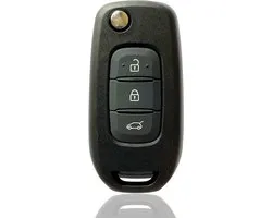 XEOD Autosleutelbehuizing - sleutelbehuizing auto - sleutel - Autosleutel / Renault 3 knops klapsleutel VAC102