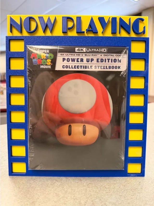 Super Mario Bros. Power Up Edition 4K UHD+ Blu-ray SteelBook New Sealed