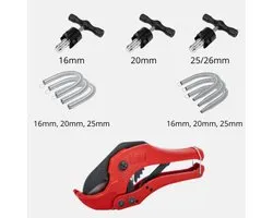 Diamond – Meerlagenbuis Montage Set – Complete PEX Gereedschap Set – Buigveren – Ontbramer – Buizenknipper