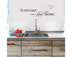 The kitchen is the heart of the home sticker