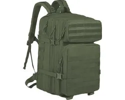 Somstyle Tactical Backpack - 45 Liter - Militaire Rugzak - Wandelrugzak - Groen