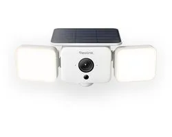 Reolink Solar Floodlight Cam - Draadloze Buitencamera met Schijnwerper - SolarEase™-Opladen - Geluids- & Lichtalarm - Slimme Detectie - WiFi 6