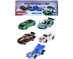 Majorette - Geschenkdoos Porsche modelauto's 5 stuks - die cast metaal schaal 1:64 - 8502105002