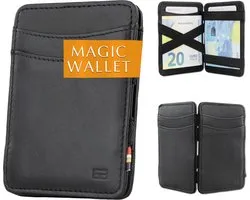 Portefeuille RFID Magic Wallet Cuir Noir