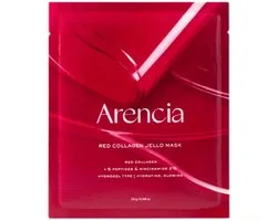 Arencia - Red Collagen Jello Mask 25g - 4 stuks