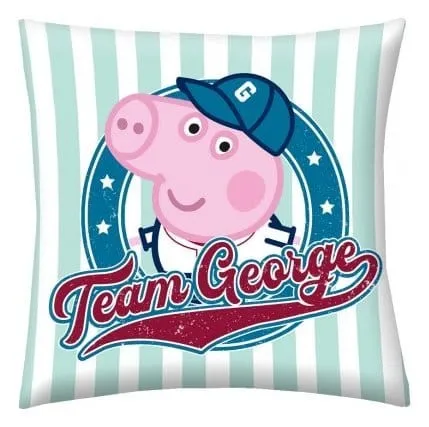 Peppa Pig Coussin Team George 40 X 40 Cm Halantex Officiel
