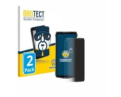 BROTECT - privacy screenprotector voor Ulefone Power Armor 13 - Folie Beschermfolie Blauwlichtfilter 2 Stuks